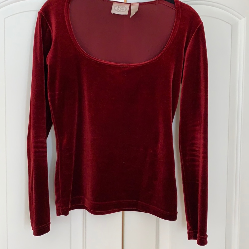 Red velvet sweather